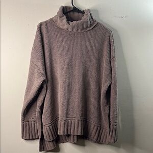 Aerie Mauve Turtleneck Sweater